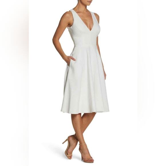 Nwtg Dress the Population Catalina Fit & Flare Cocktail Dress Size S - Picture 1 of 8